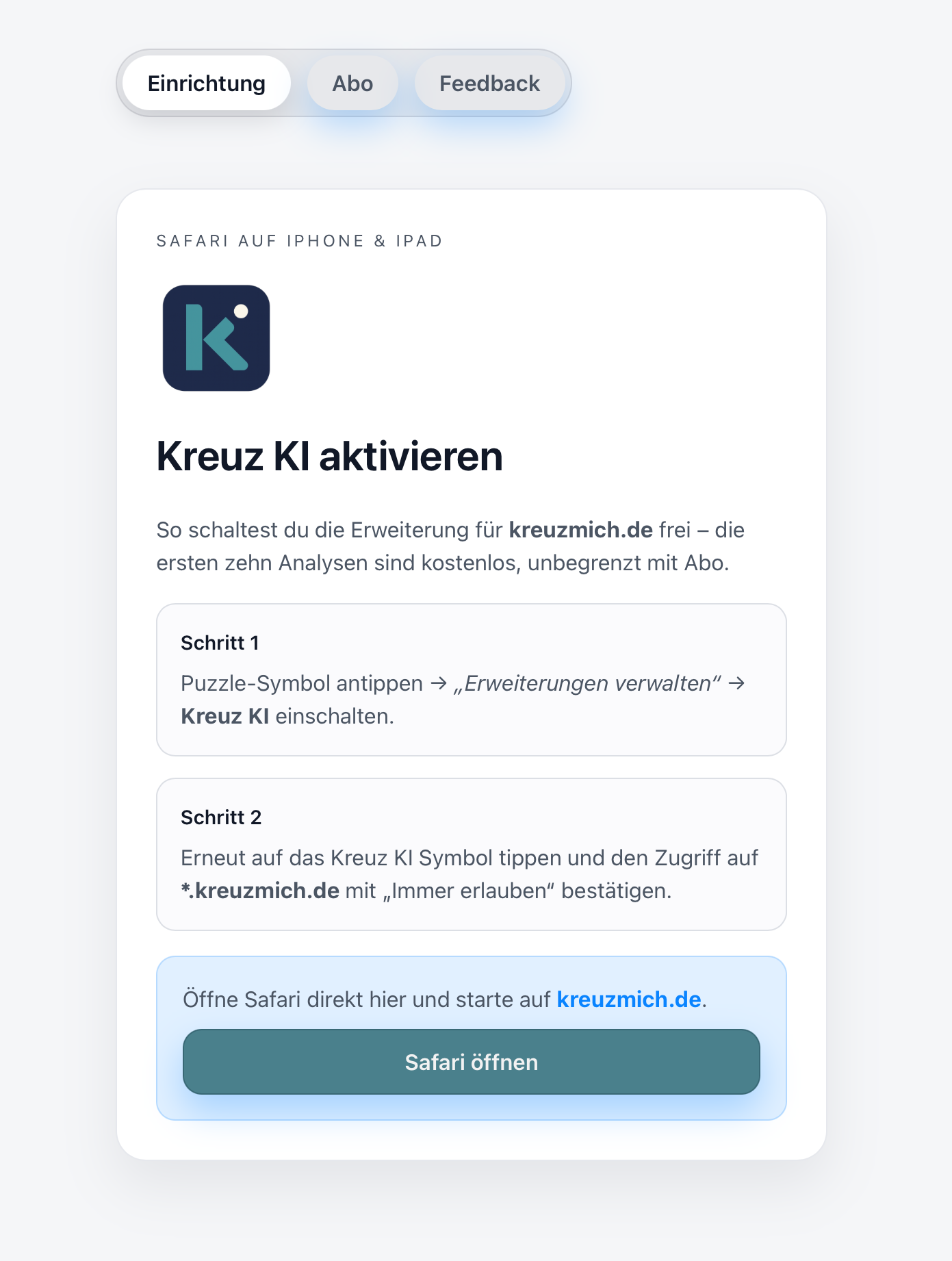 Kreuz Ki Screenshot